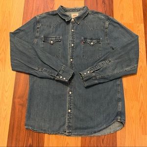 Levi Strauss & Co Levi’s Denim Button Up Shirt